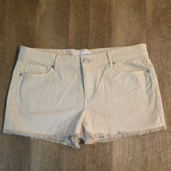 American Eagle Outfitters Pants - Loft- Women's Tan Denim Shorts. Size 10!